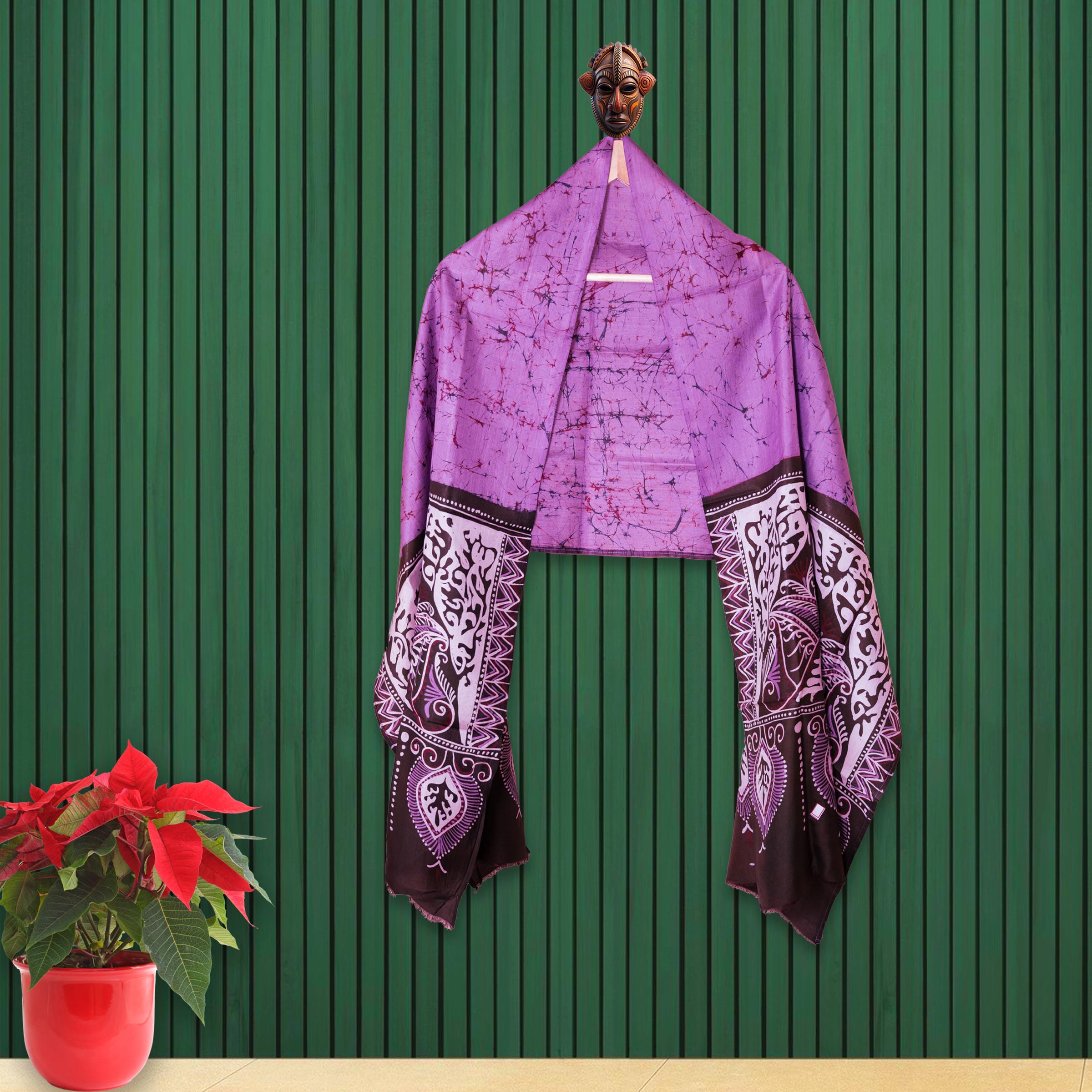 BATIK STOLE- LAVENDER