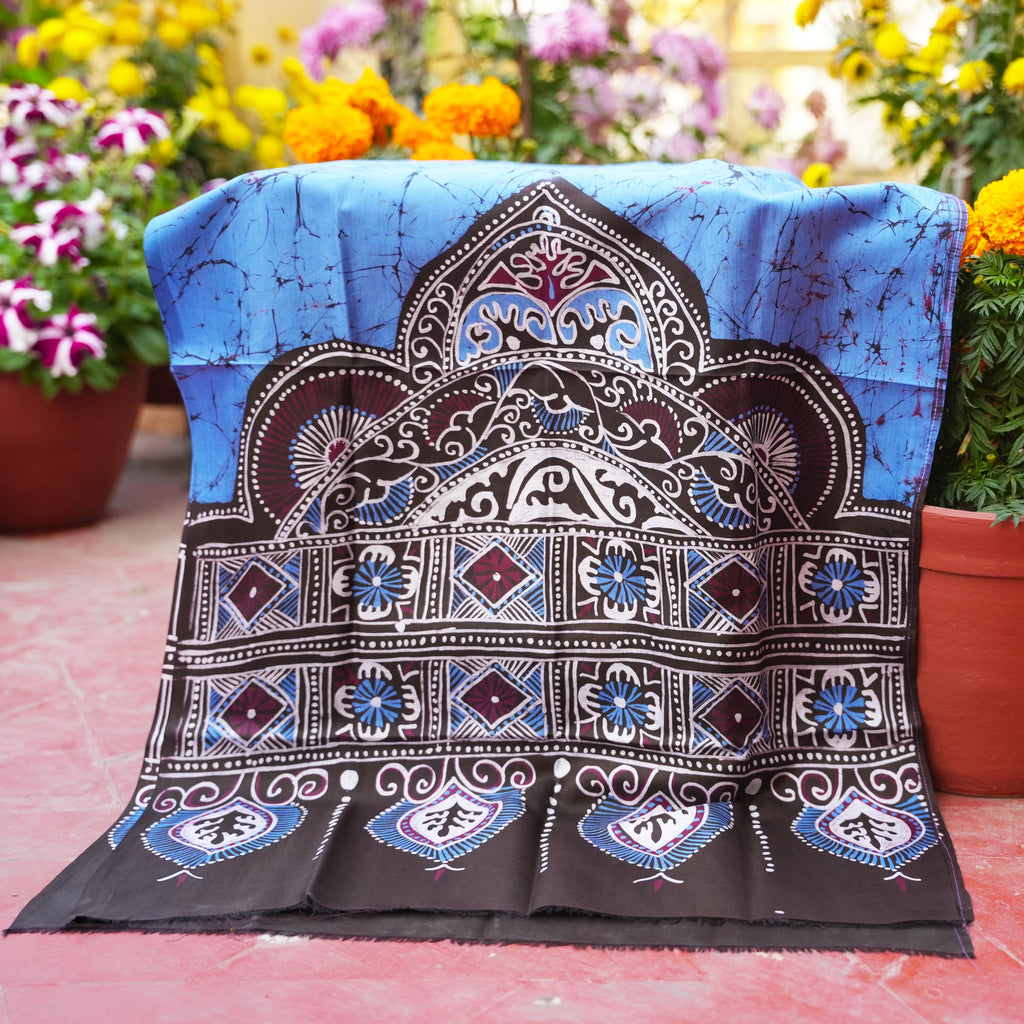 BATIK STOLE - BLUE