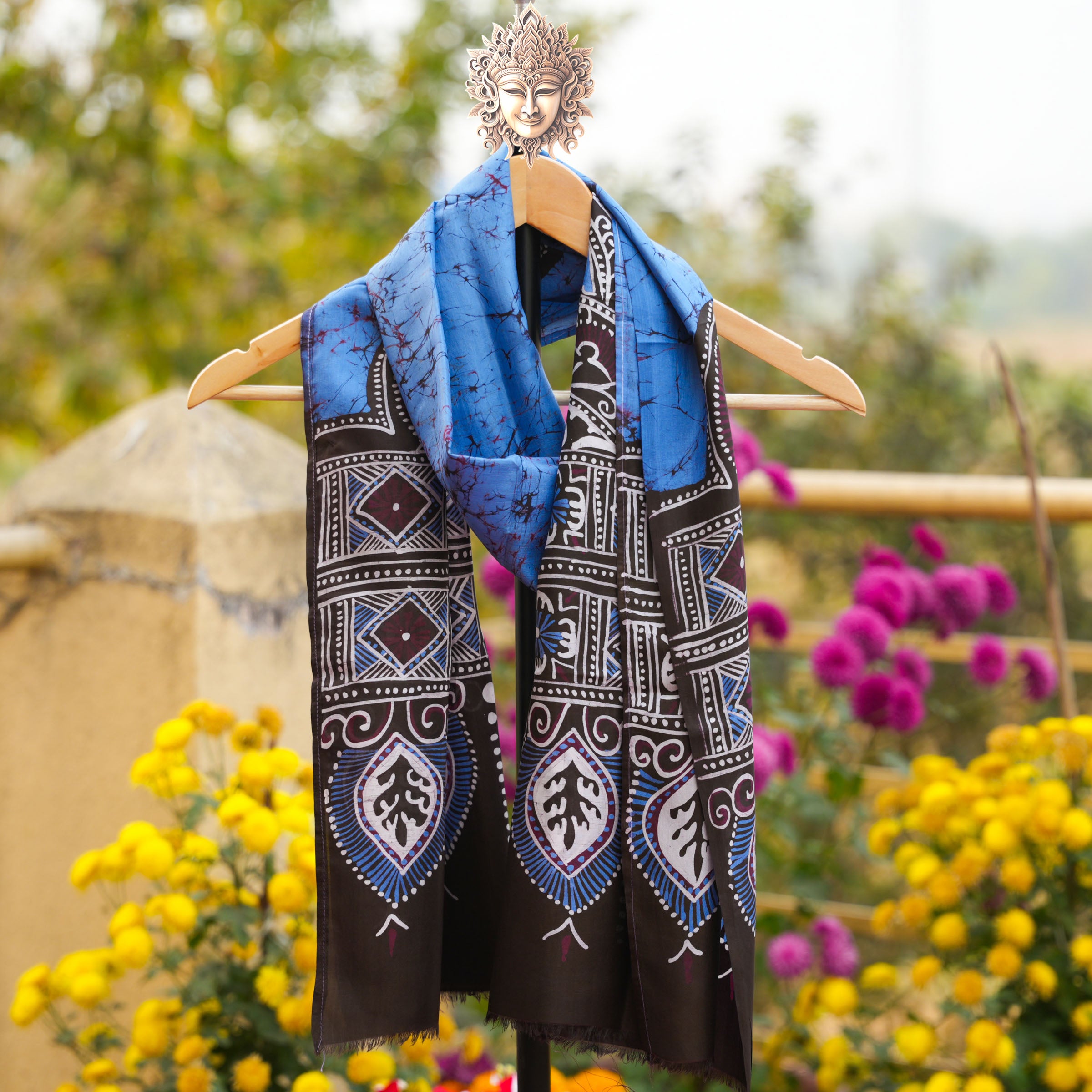 BATIK STOLE - BLUE