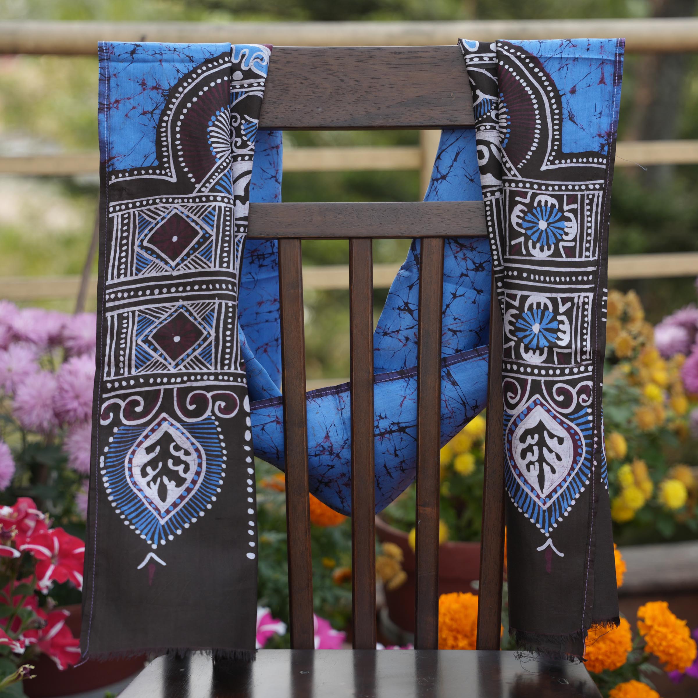 BATIK STOLE - BLUE