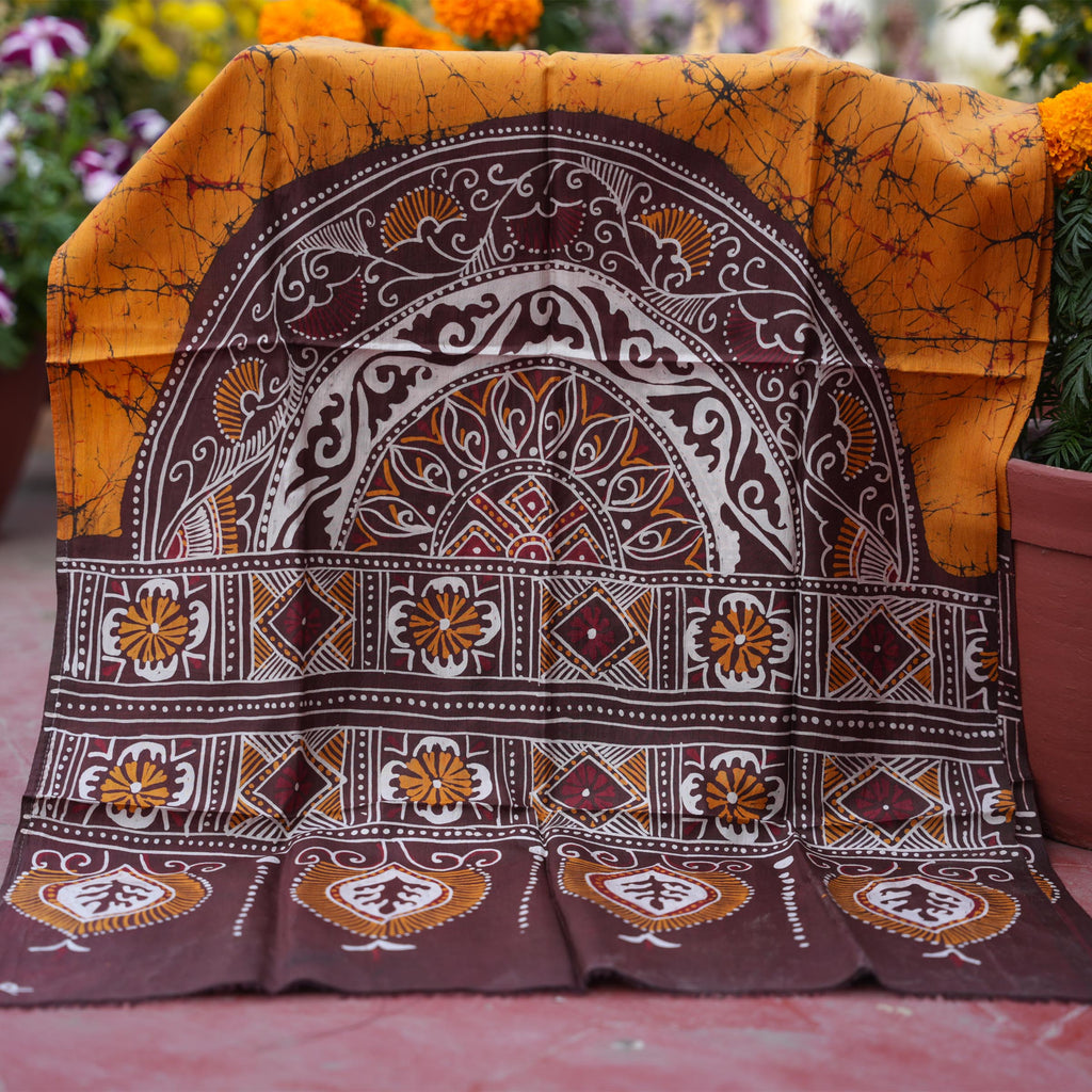 BATIK STOLE - YELLOW