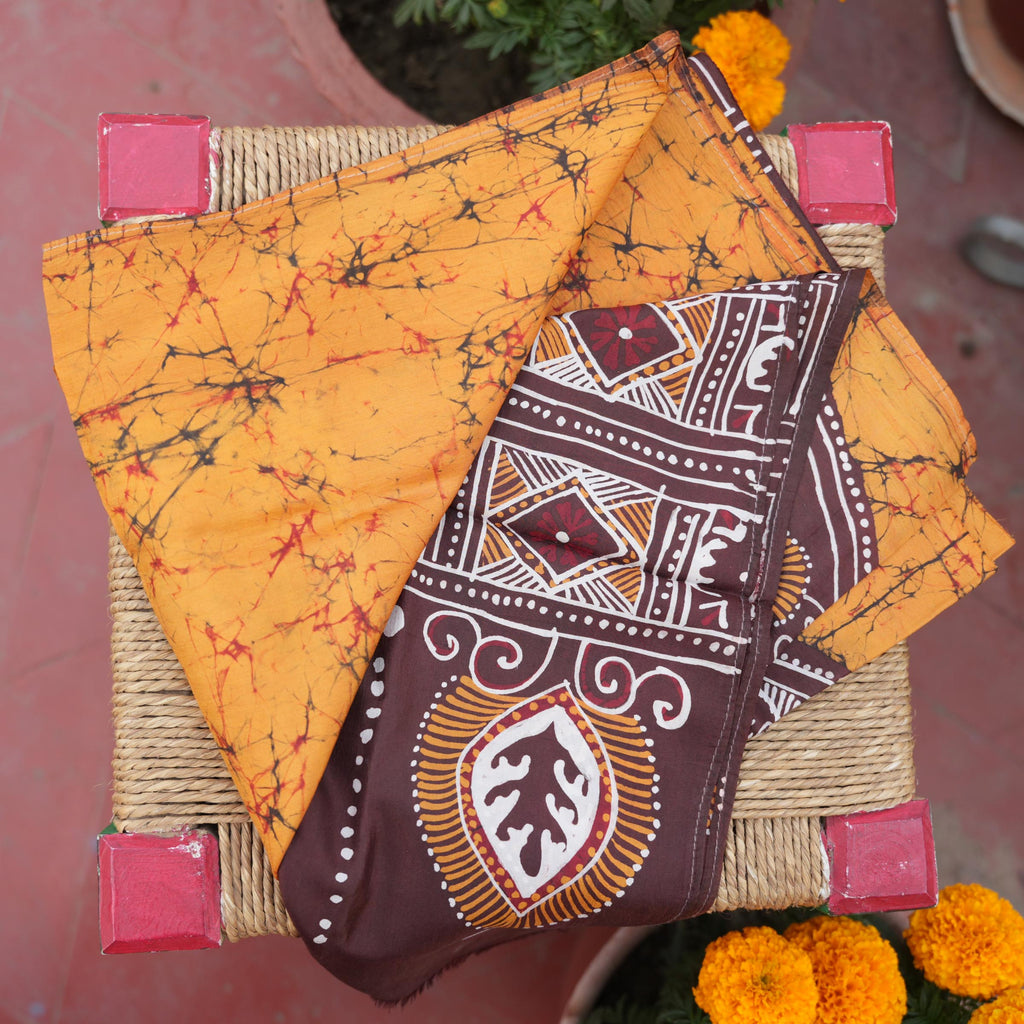 BATIK STOLE - YELLOW