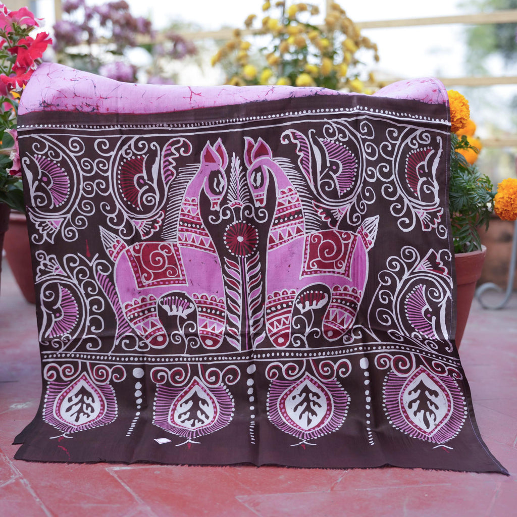 BATIK STOLE - PINK