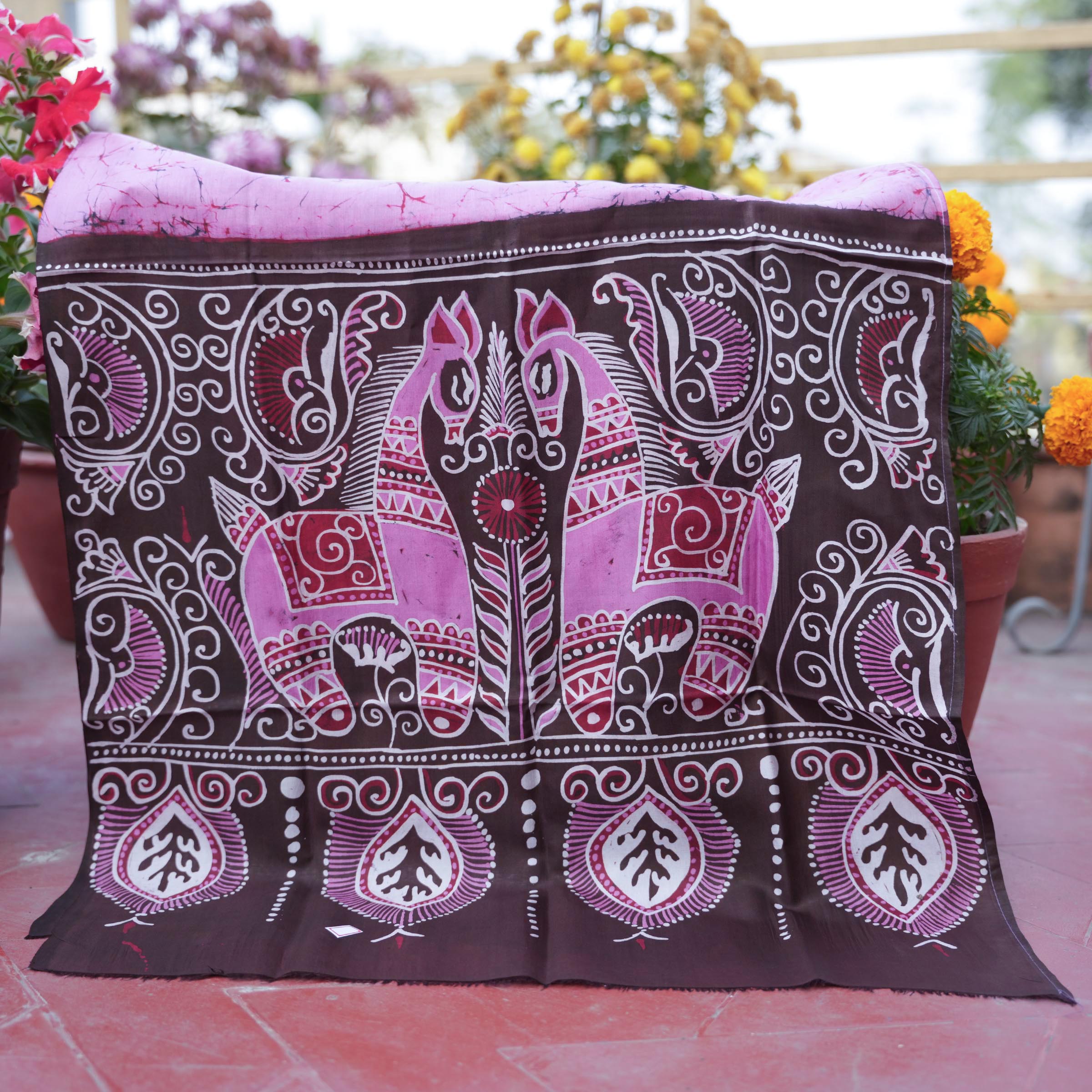 BATIK STOLE - PINK