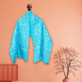KANTHA STOLE - TURQUOISE