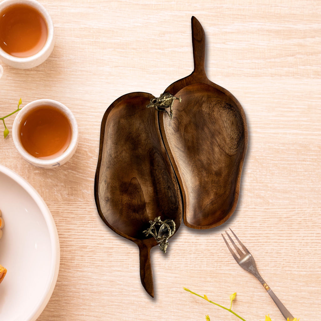 MANGO-SHAPED TRAY ( Pair )