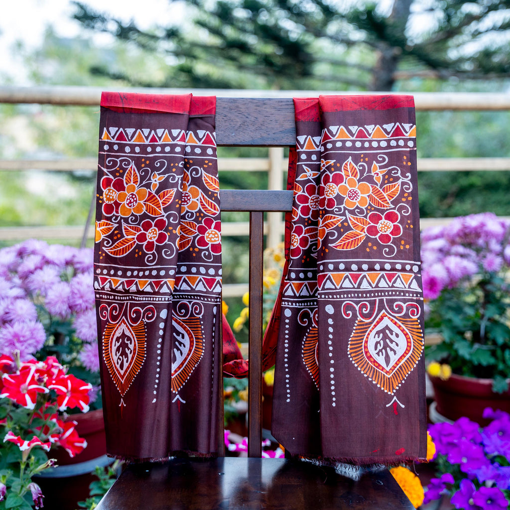 BATIK STOLE - RED