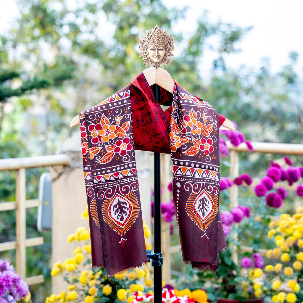 BATIK STOLE - RED